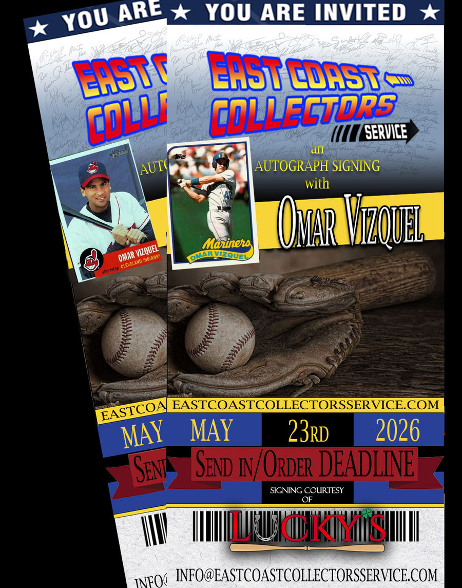 Omar Vizquel Pre-Order Autograph