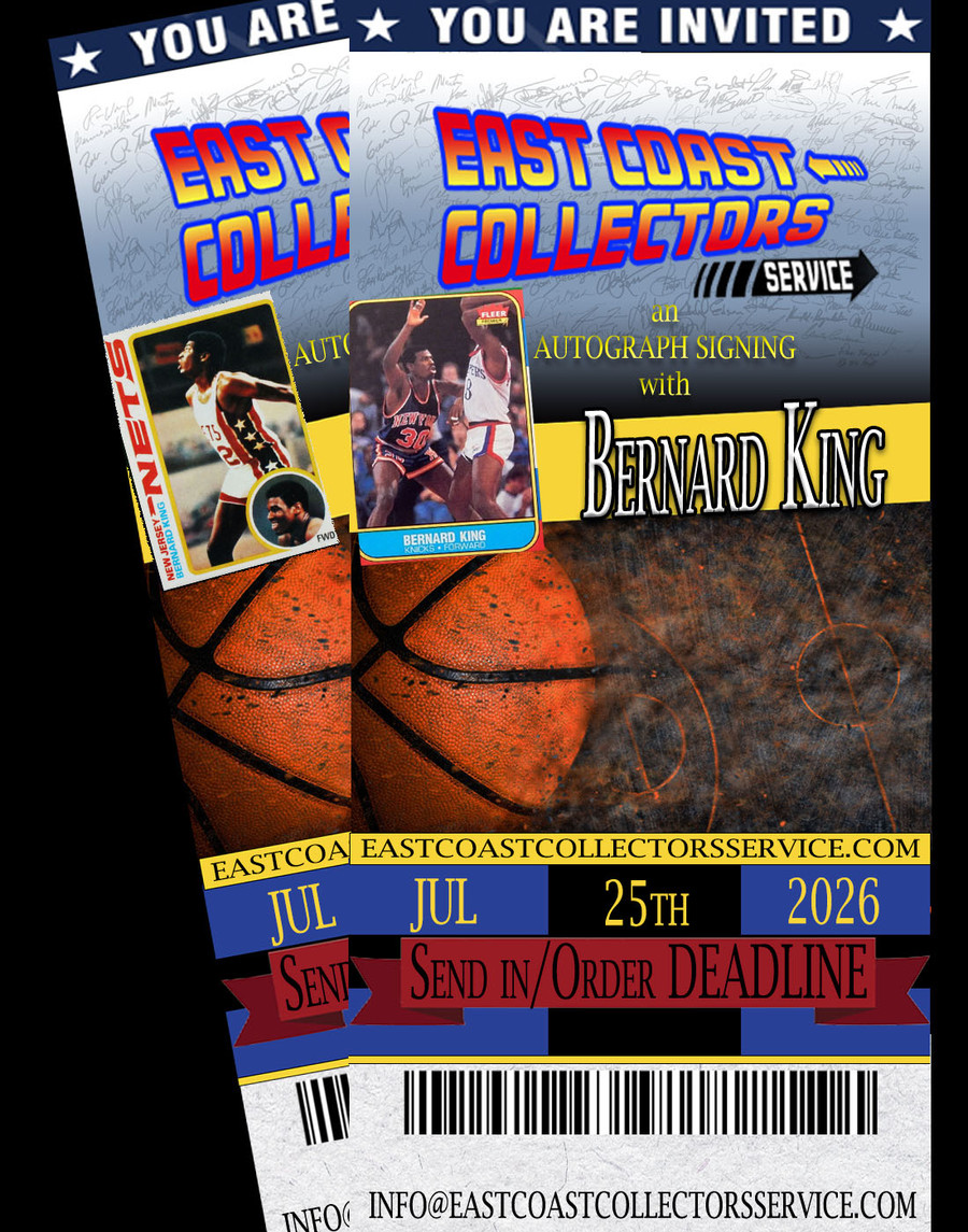 Bernard King Pre-Order Autograph