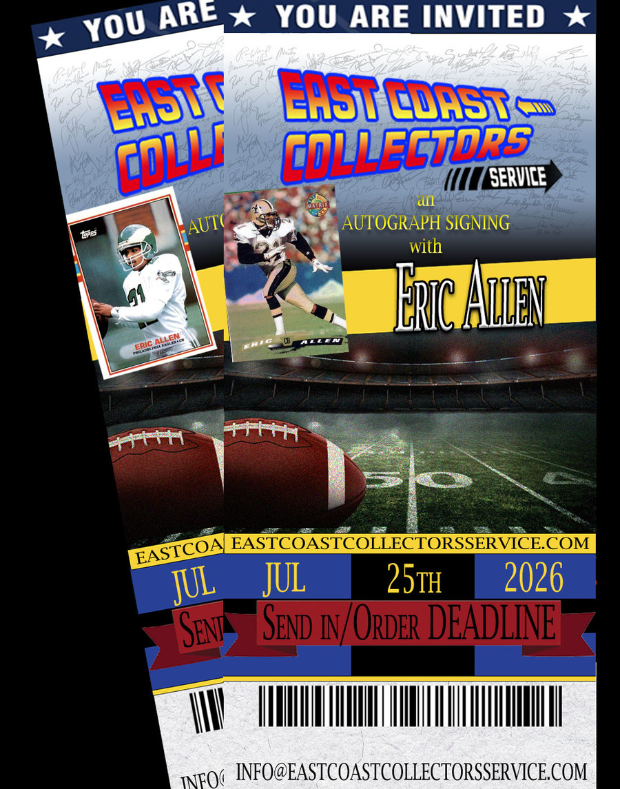 Eric Allen Pre-Order Autograph