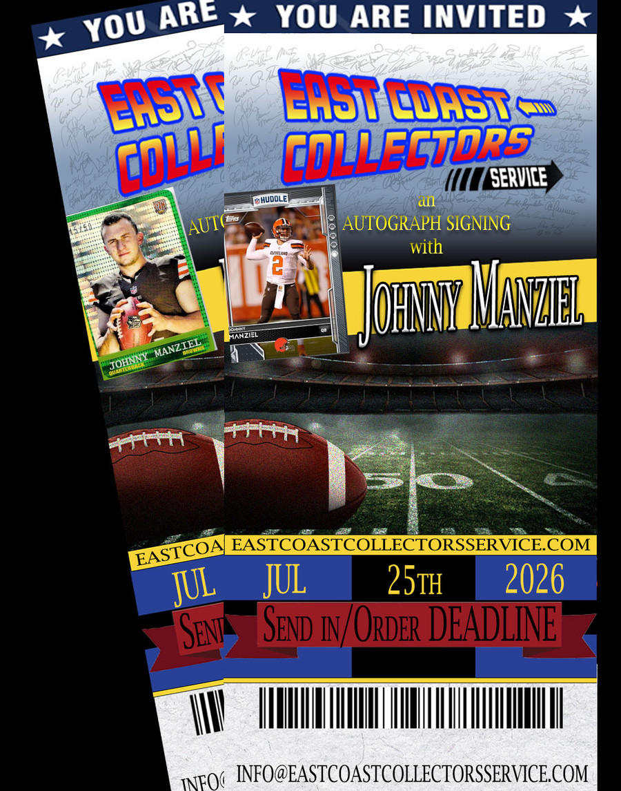 Johnny Manziel Pre-Order Autograph