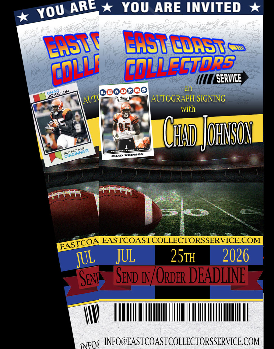 Chad Johnson Pre-Order Autograph