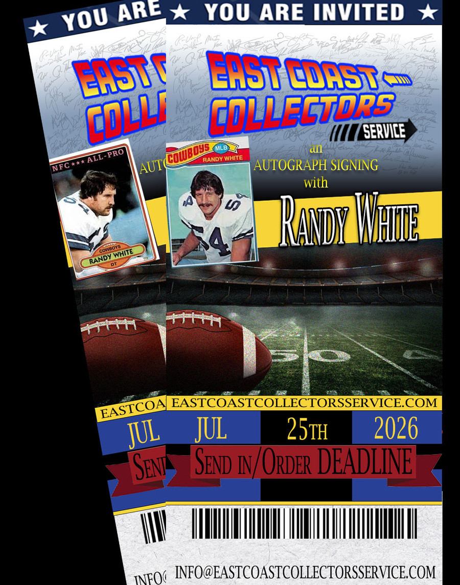 Randy White Pre-Order Autograph