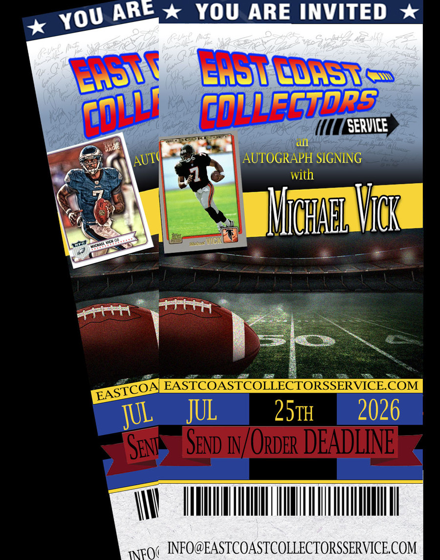 Michael Vick Pre-Order Autograph