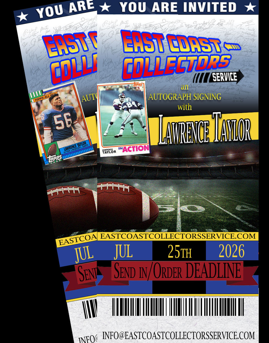 Lawrence Taylor Pre-Order Autograph