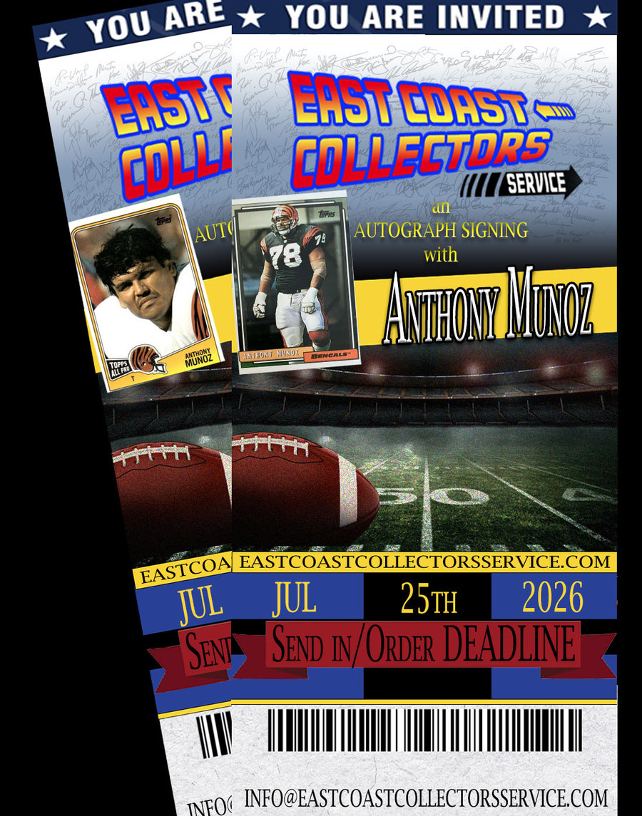 Anthony Munoz Pre-Order Autograph
