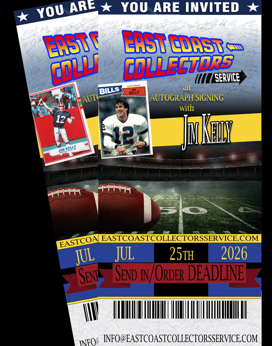 Jim Kelly Pre-Order Autograph