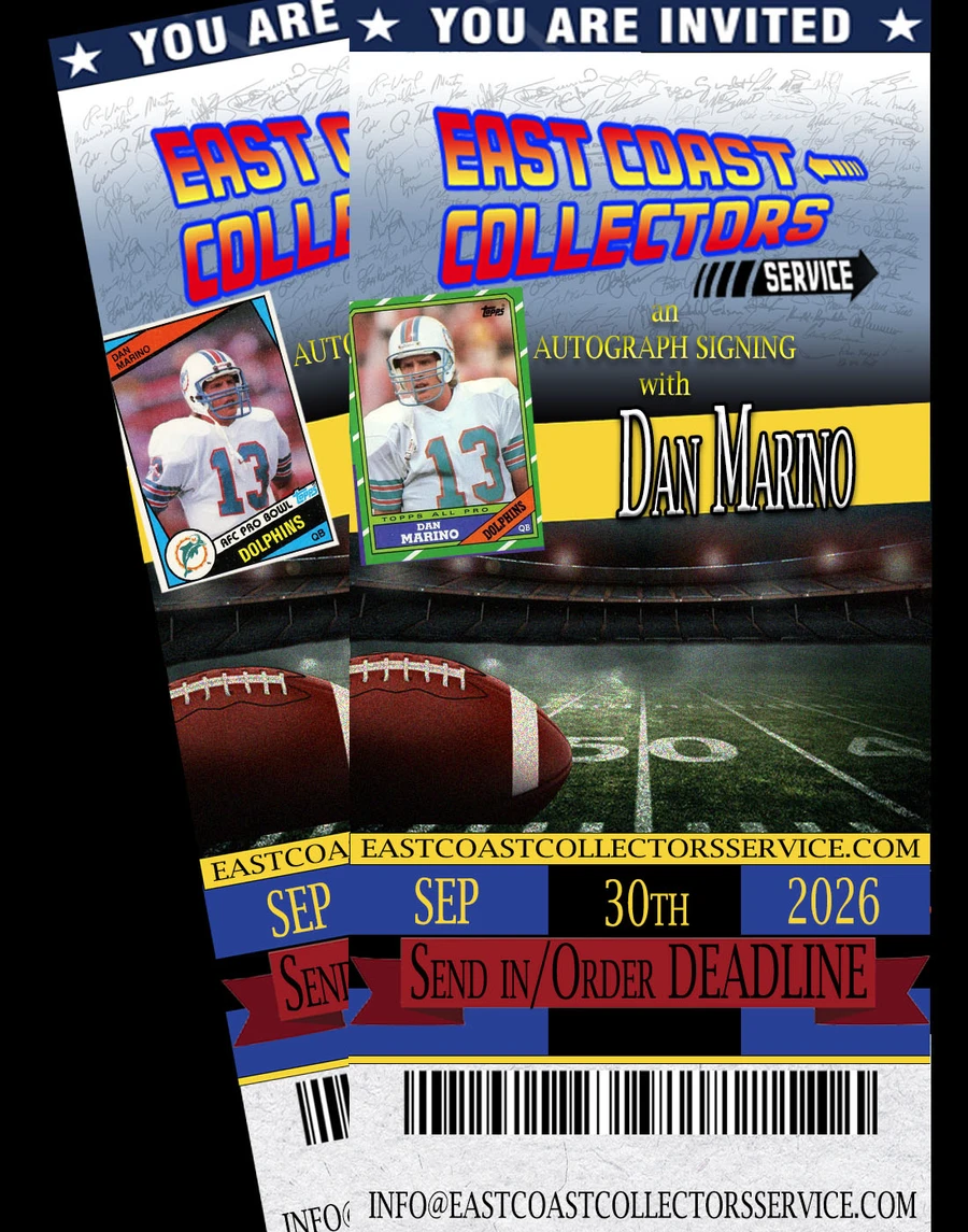 Dan Marino Pre-Order Autograph
