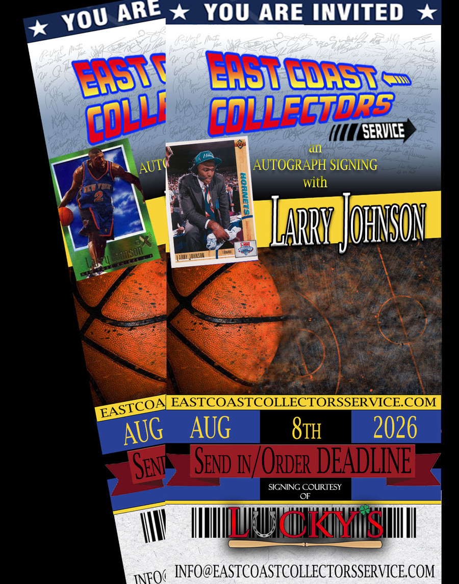 Larry Johnson Pre-Order Autograph