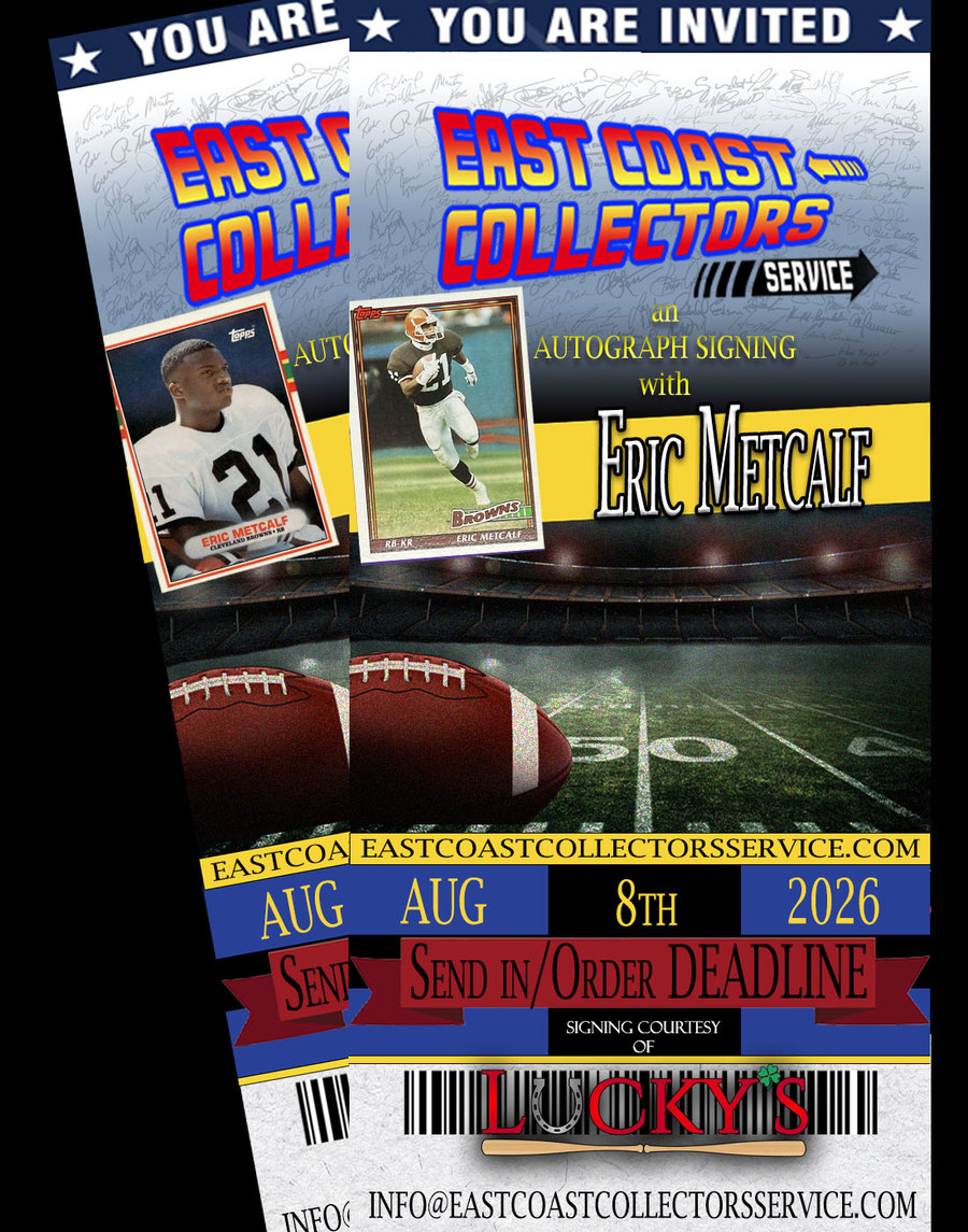 Eric Metcalf Pre-Order Autograph