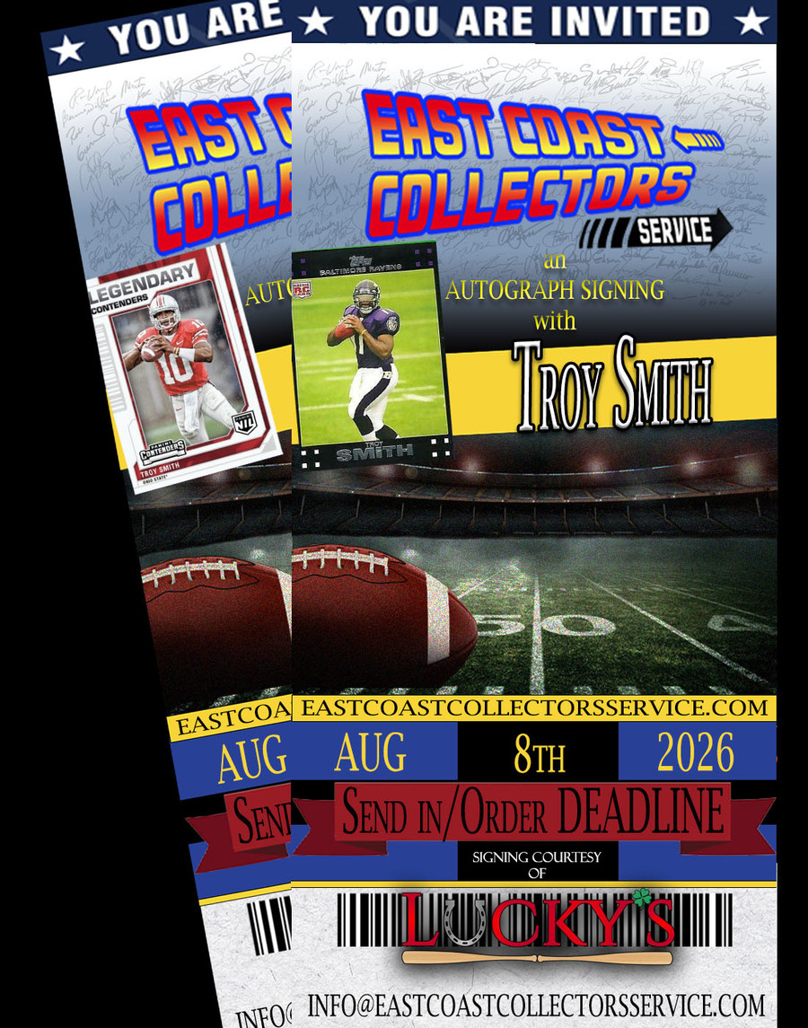 Troy Smith Pre-Order Autograph