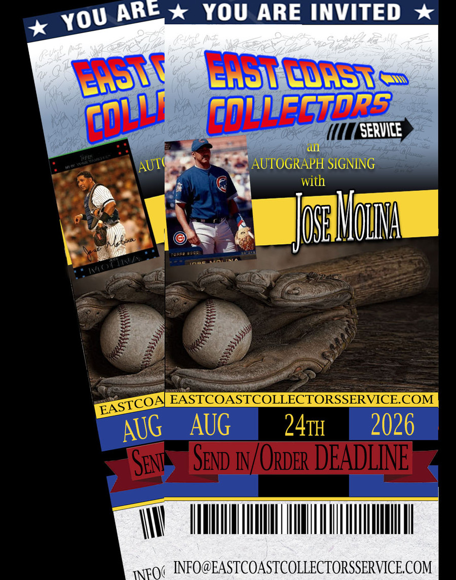 Jose Molina Pre-Order Autograph