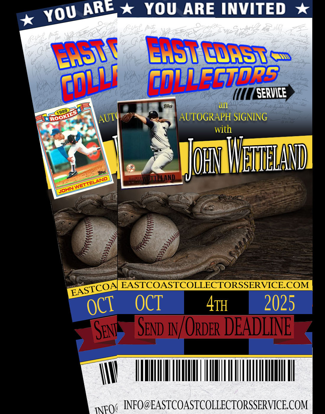 JOHN WETTELAND, NEW YORK YANKEES, ENTER SANDMAN, MILWAUKE BREWERS, , RED SOX, CHICAGO CUBS, NEW YORK YANKEES, FLORIDA MARLINS, SAN DIEGO PADRES, NEW YORK METS, LOS ANGELES DODGERS,, RADIO ANNOUNCER, TV, HALL OF FAME, NEW YORK YANKEES, HALL OF FAME, ENTER SANDMAN,  WORLD SERIES, HOME RUN, PITCHER, NEW YORK YANKEES, AUTOGRAPH SIGNING,MLB BASEBALL, BOSTON RED SOX, OAKLAND ATHLETICS, NO HITTER, HALL OF FAME