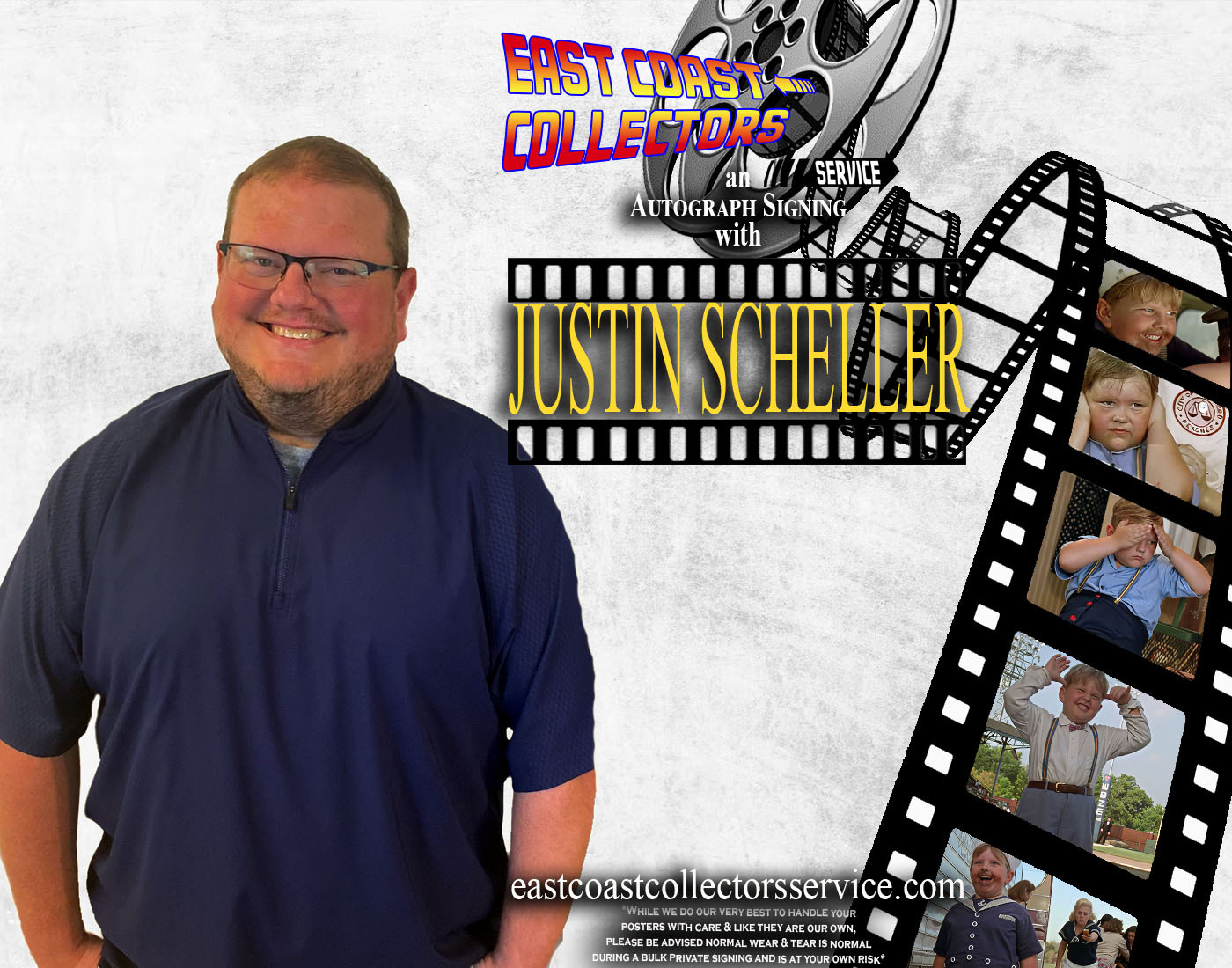 justin scheller, stillwell, BITTY SCHRAM, LEAGUE OF THEIR OWN, EVELYN GARDNER, THERES NO CRYING IN BASEBALL, ROCKFORD PEACHES, DIRT IN THE SKIRT, MONK, SHARONA, EERIE CULTURE FEST, MIGHTY DUCKS, STAR TREK, scream, charmed, lawrence brothers, 90210, cool runnings, full house, AUTHENTIC, BECKETT, JSA, COA, HOLO, HOLOGRAM, GOALIE, DO YOU BELIEVE IN MIRACLES, MAJOR LEAGUE, HOOSIERS, RUDY, RICHIE RICH, BASIC INSTINCT, CONTROPOLIS NJ, WWE, POWER RANGERS, STAR WARS, ANIME,, movies, tv, films autograph signings, authentic