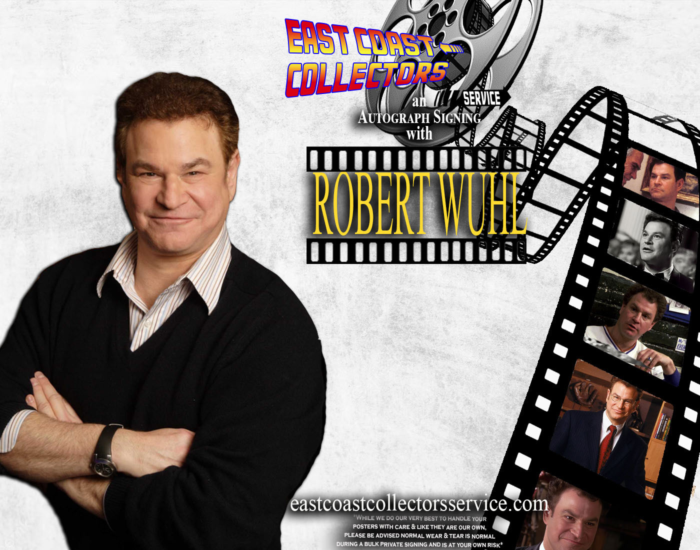 ROBERT WUHL, ARLISS, BATMAN, COBB, BULL DURHAM, BASEBALL,  PLAYBOY, DISNEY, ricc, rhode island comic con, EERIE CULTURE FEST, MIGHTY DUCKS, STAR TREK, scream, charmed, lawrence brothers, 90210, cool runnings, full house, AUTHENTIC, BECKETT, JSA, COA, HOLO, HOLOGRAM, GOALIE, DO YOU BELIEVE IN MIRACLES, MAJOR LEAGUE, HOOSIERS, RUDY, RICHIE RICH, BASIC INSTINCT, CONTROPOLIS NJ, WWE, POWER RANGERS, STAR WARS, ANIME,, movies, tv, films autograph signings, authentic