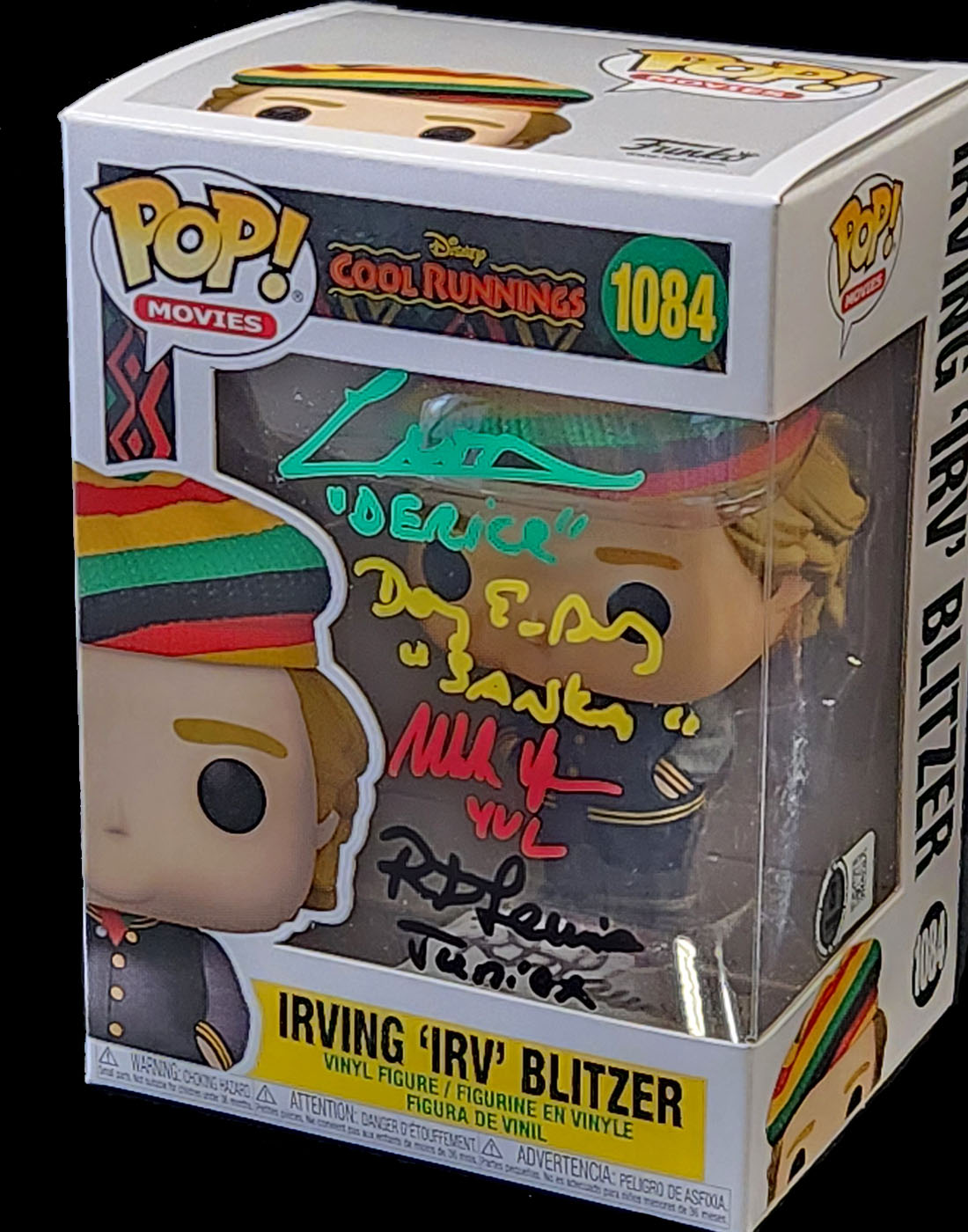 COOL RUNNINGS CAST AUTOGRAPHED FUNKO POP
