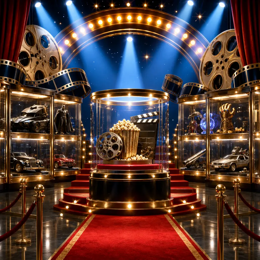 Hollywood movie and television collectibles