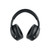Focal Bathys Deep Black headphones front view with perforated ear cup grilles and soft leather ear pads on white background