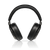 Bowers & Wilkins Px8 S2 in Onyx Black, front-facing view showing both oval earcups and metal friction rod linkages, white background