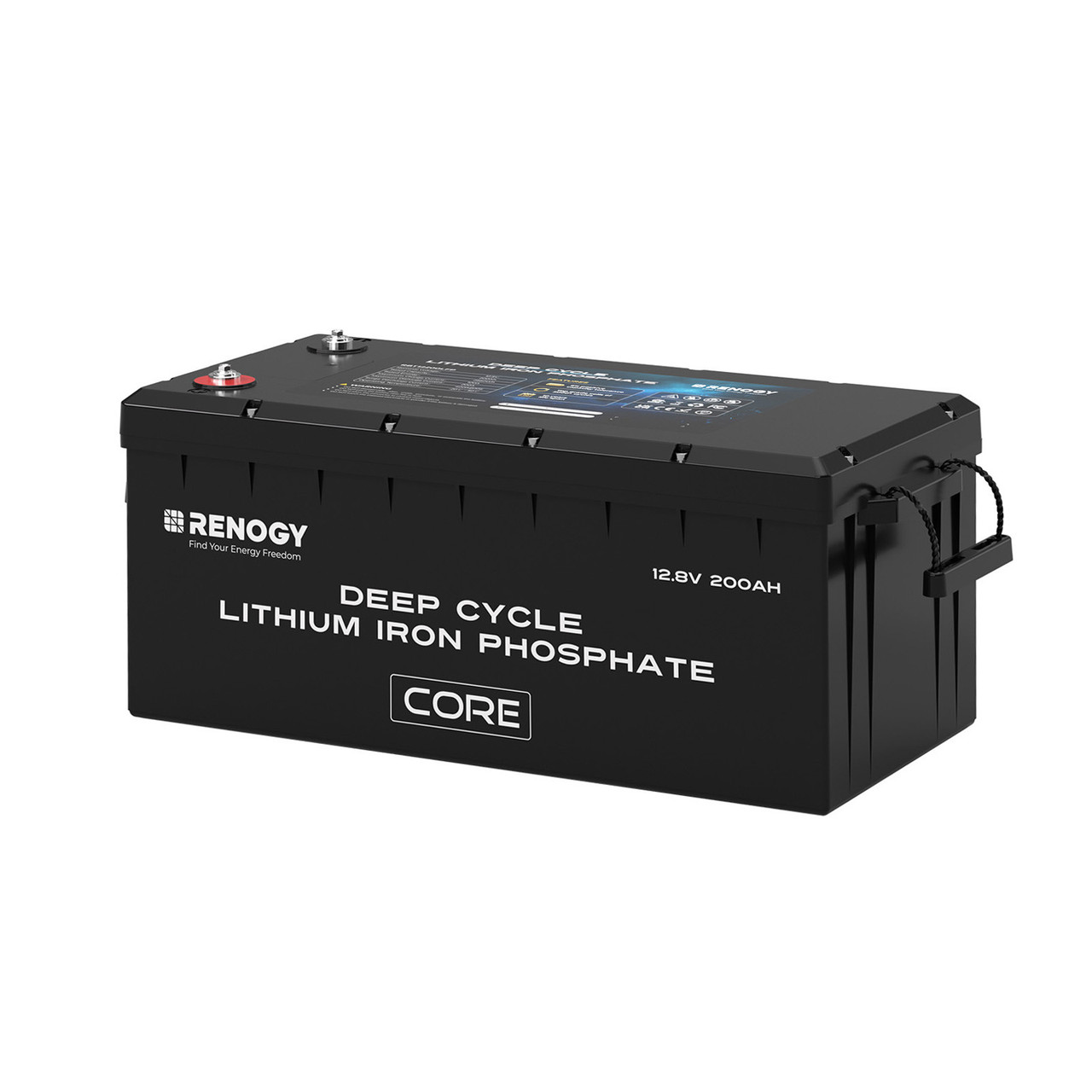 LifePo4 Batterie 12,8V 200Ah BMS Bluetooth – Supersolar