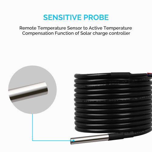 BATTERY TEMPERATURE SENSOR FOR RENOGY SOLAR CHARGE CONTROLLERS