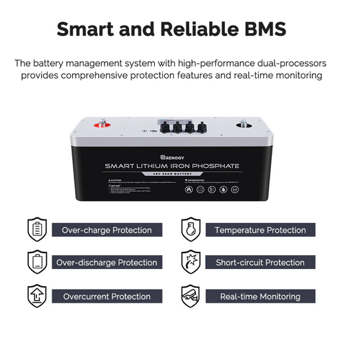 48V 50AH SMART LITHIUM IRON PHOSPHATE BATTERY