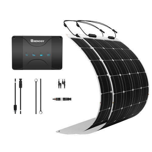 200W flexible solar panel + 50A MPPT battery charger kit