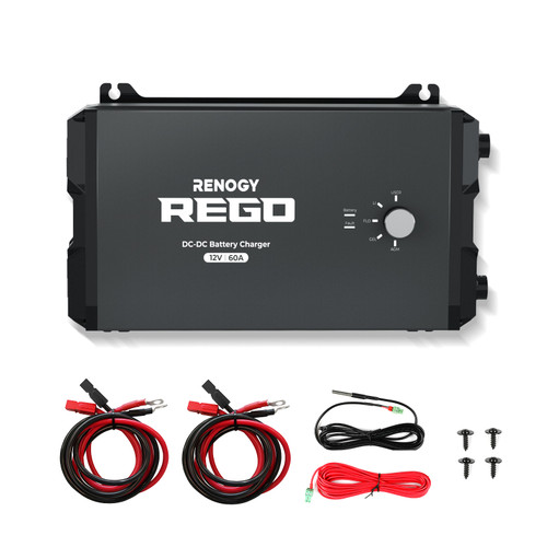 Renogy 12V 60A DC to DC On-Board Battery Charger for Flooded Gel