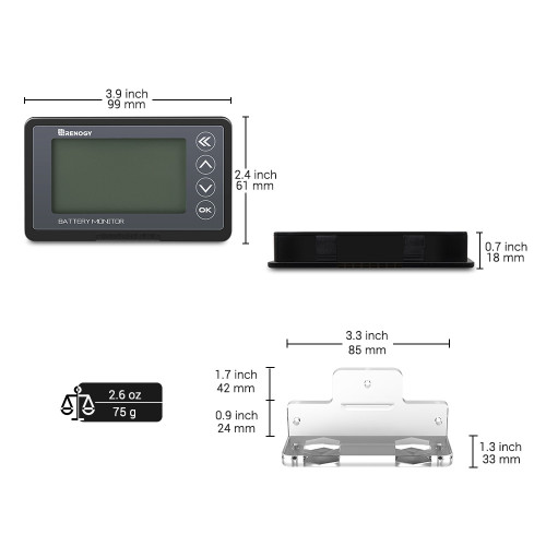 500A BATTERY MONITOR