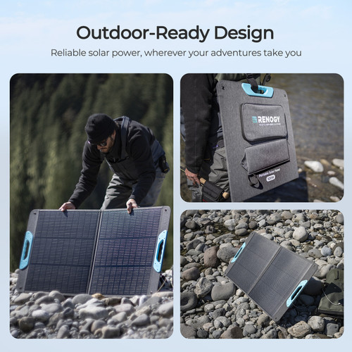 E.FLEX-CORE 100W Portable Solar Panel