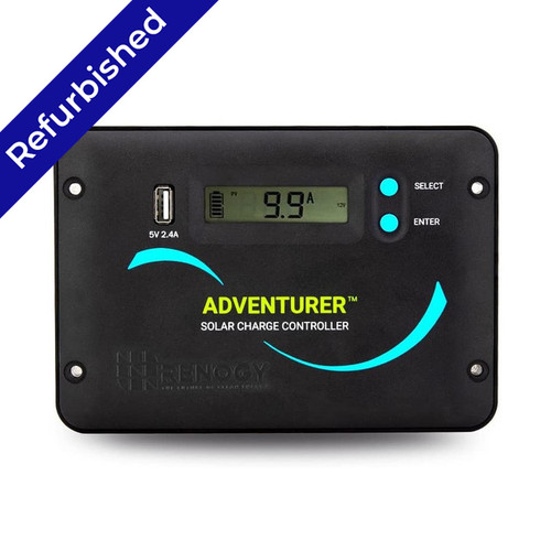 Renogy Adventurer Li- 30A PWM Flush Mount Charge Controller w/ LCD Display