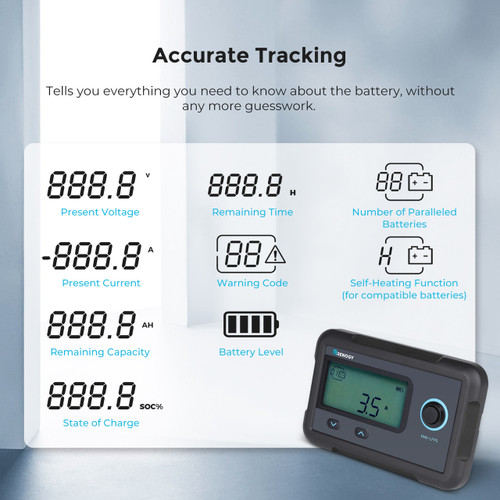 Monitoring Screen for Smart Lithium Battery Series