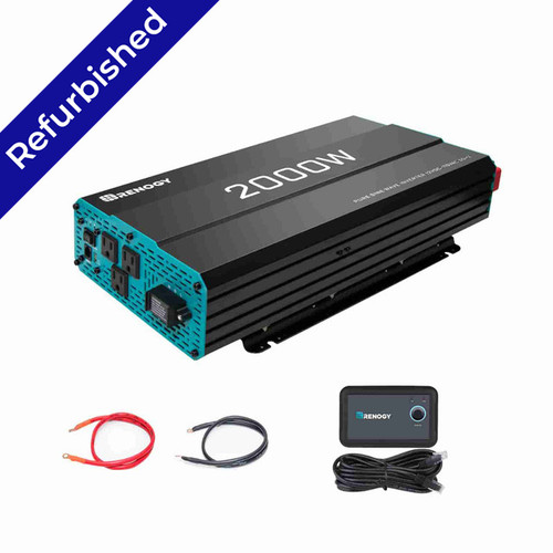 Open Box 2000W 12V Pure Sine Wave Inverter (New Edition)