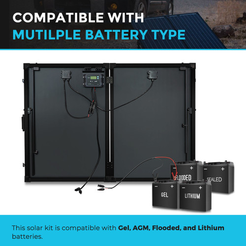 COMPATIBLE WITH 
MUTILPLE BATTERY TYPE