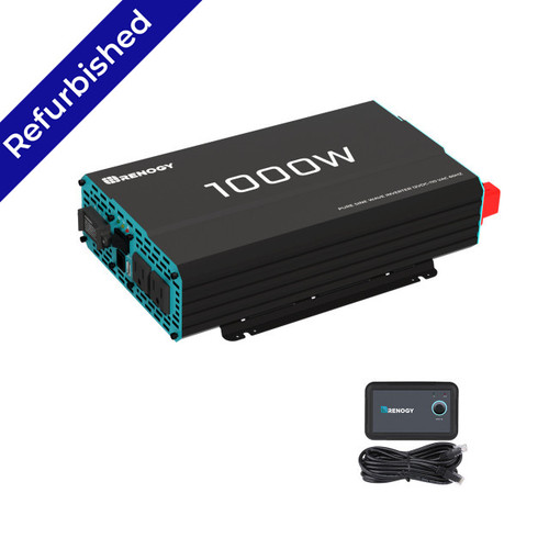 Open Box 1000W 12V Pure Sine Wave Inverter (New Edition)