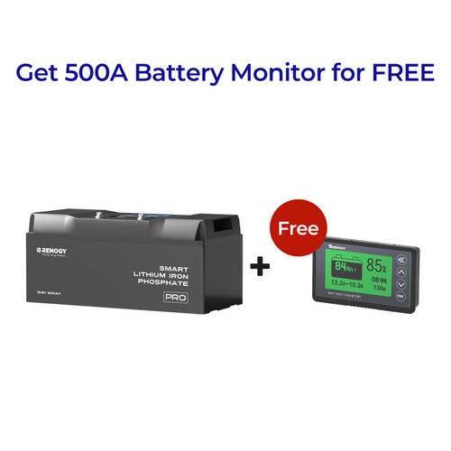 Renogy Pro - 12V 200Ah Smart Lithium Iron Phosphate Battery w/ Bluetooth & Self-Heating