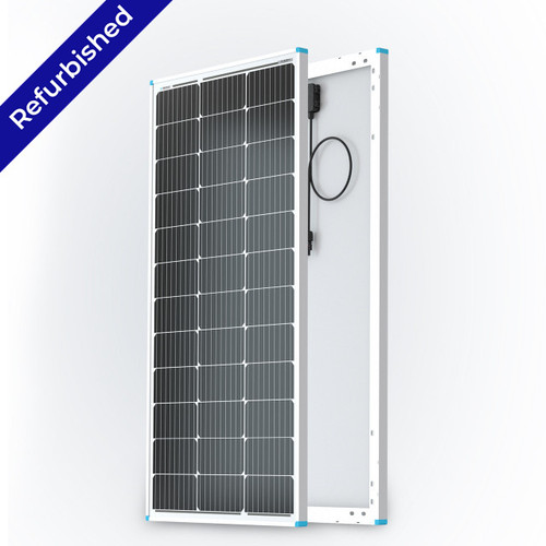 Open Box 1 Pack 100 Watt 12 Volt Monocrystalline Solar Panel