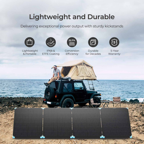 220W Lightweight Portable Solar Suitcase