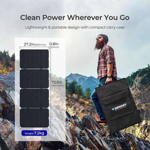 220W Lightweight Portable Solar Suitcase