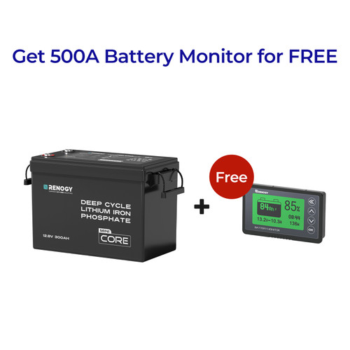 Renogy Core Mini - 12V 300Ah Lithium Iron Phosphate Battery