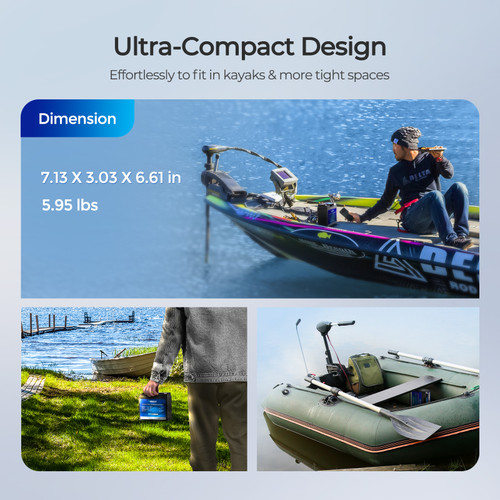 Renogy Core - 12V 20Ah Trolling Motor Lithium Iron Phosphate Battery