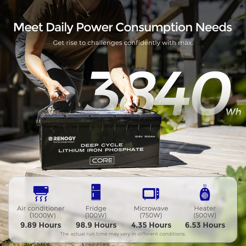 Renogy 780W 12V Complete Solar Kit w/300Ah Lithium Battery