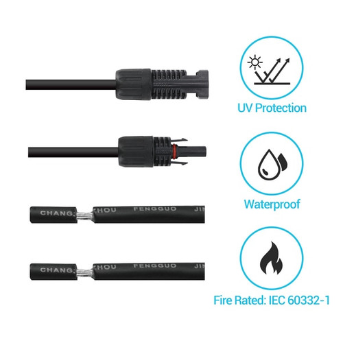 Renogy Solar Adaptor Kit (Connecting Solar Panels To Charge Controller)