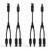Renogy Solar Connectors Y Branch Parallel Adapter Cable MMF+FFM Pair