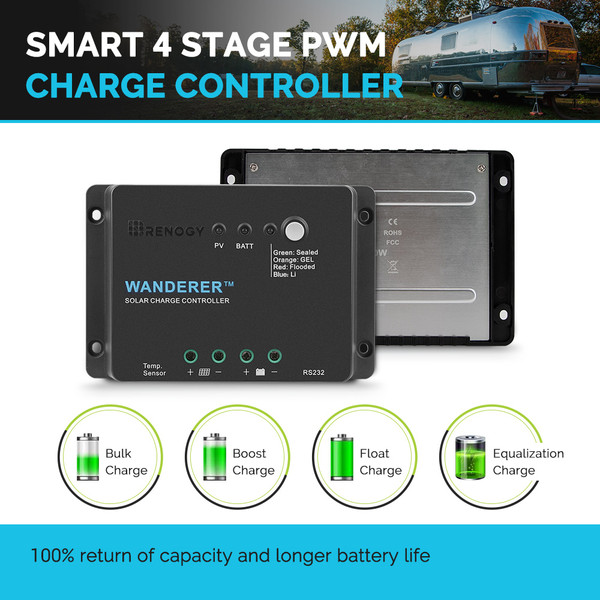 Renogy Wanderer Li 30A PWM Charge Controller