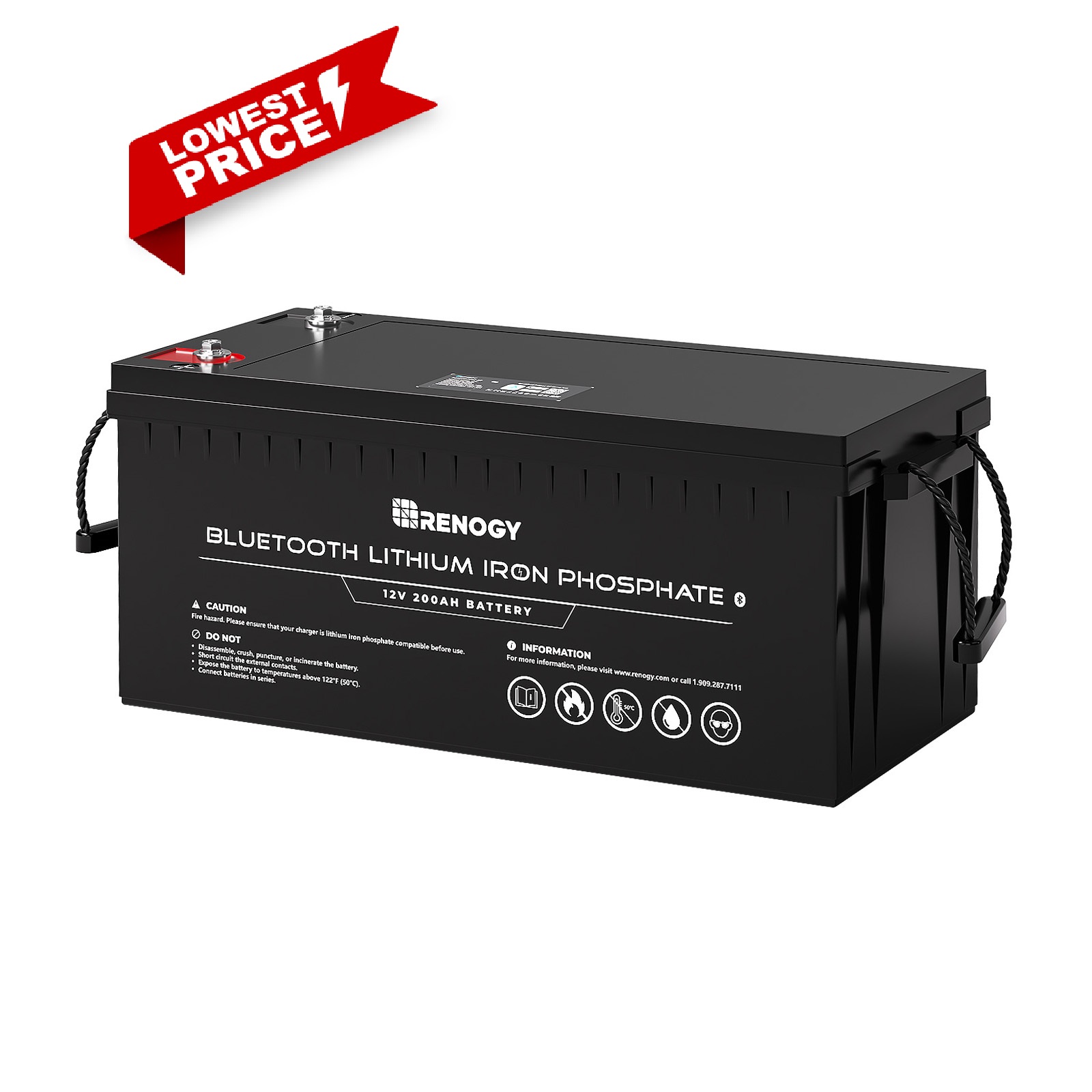 AOLITHIUM 100ah Lithium Batterie - 12V LiFePO4 avec France