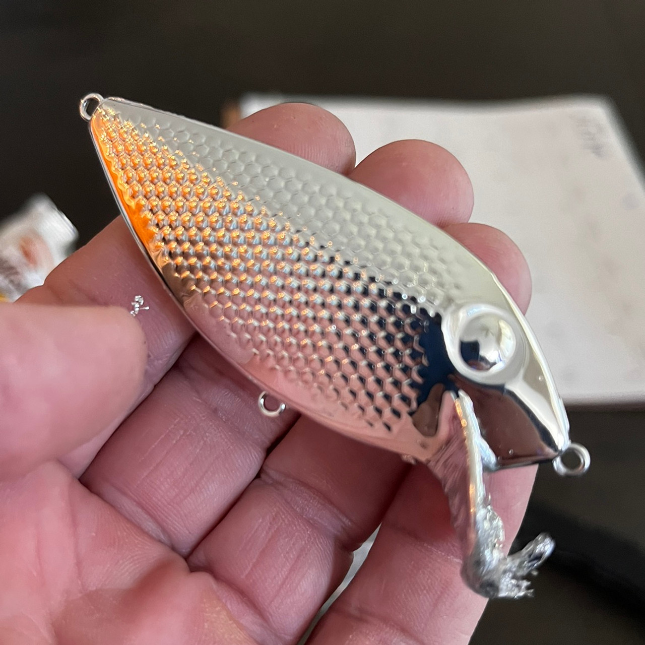 Fishhead Custom Lures Thin Fin crankbait - Chrome