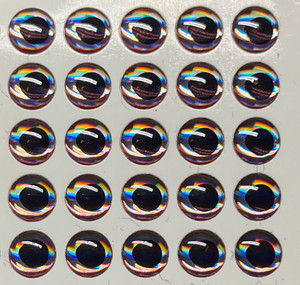 Realistic 3D Eyes - 8 mm Ice Realistic 3D Eyes - 8 mm Ice