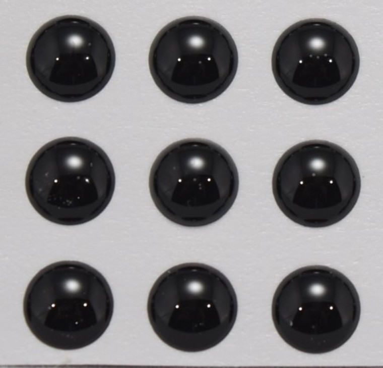 4.5 mm Lure Eyes - Solid Black