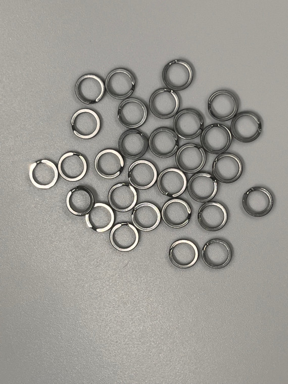 Split Rings - Silver - choose size
