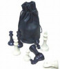 Chess Pieces Drawstring Bag